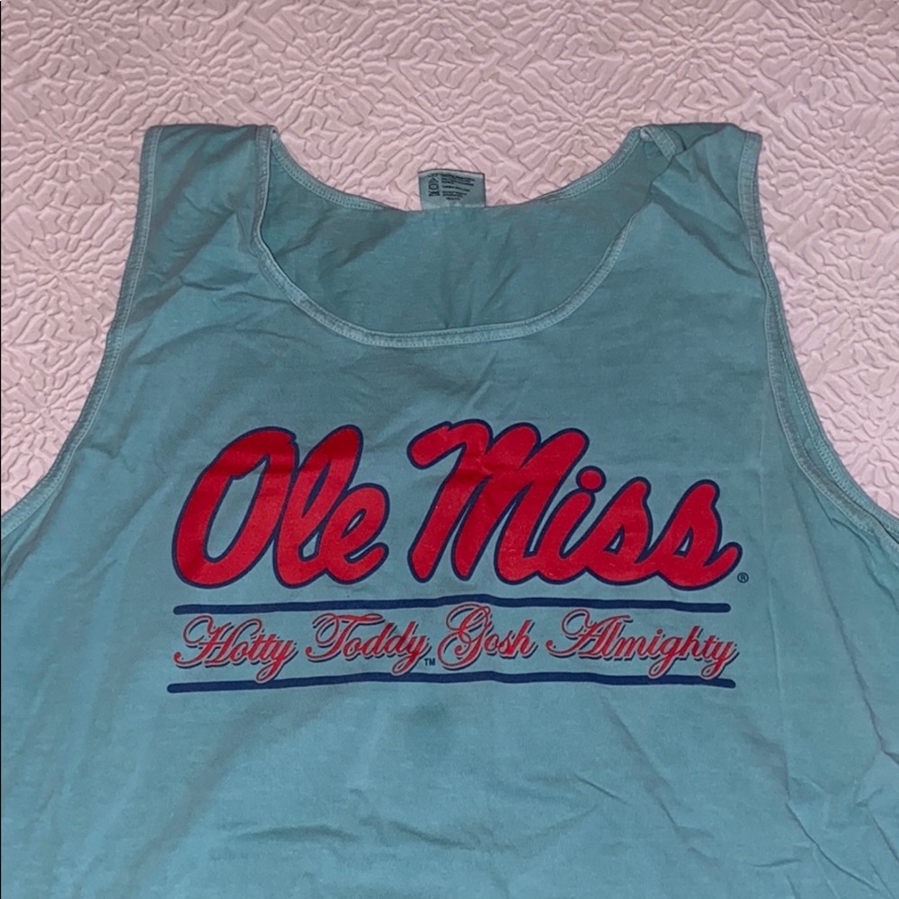 OLE MISS comfort colors tank